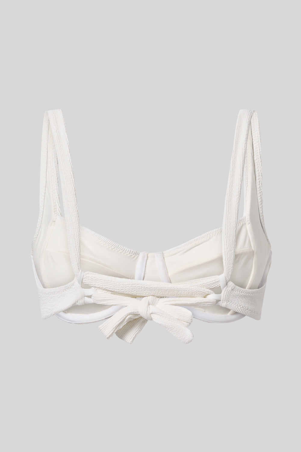 Nude beige bikini top by Aqva Swimwear