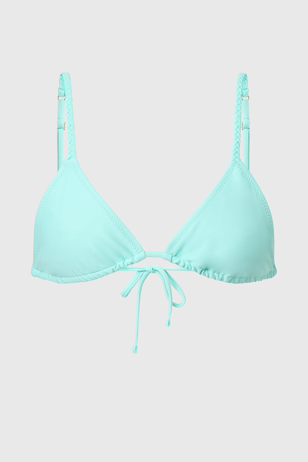 Braided Blue Bikini Top AQVA Swimwear