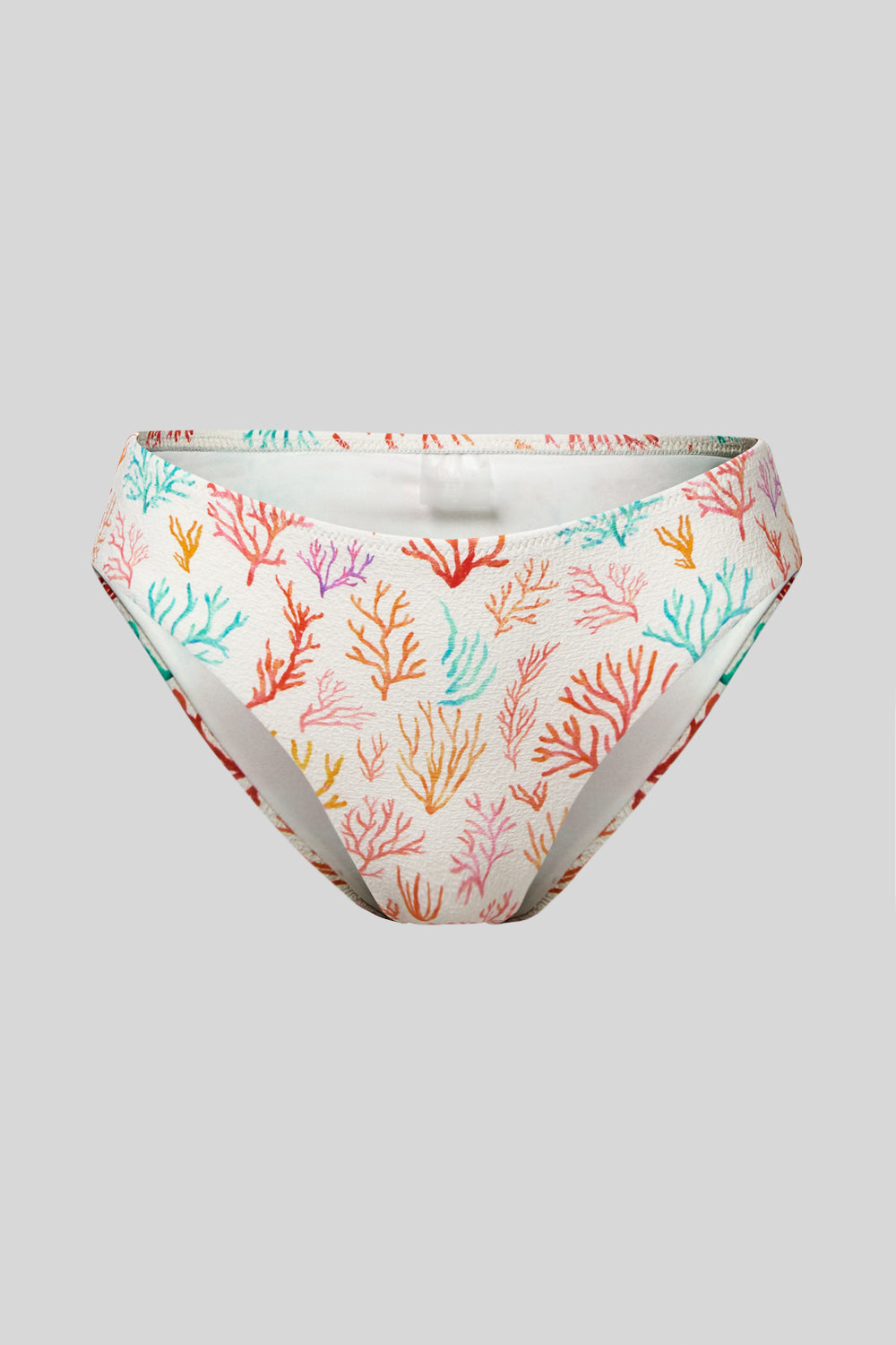 Coral Print Bikini Bottom AQVA Swimwear