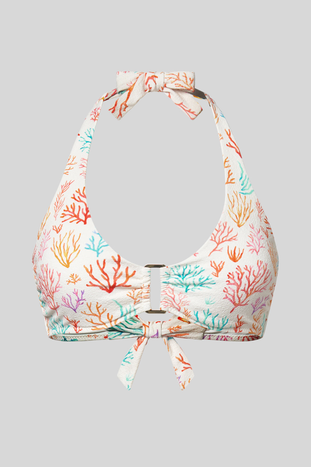 Coral Print Bikini Top AQVA Swimwear